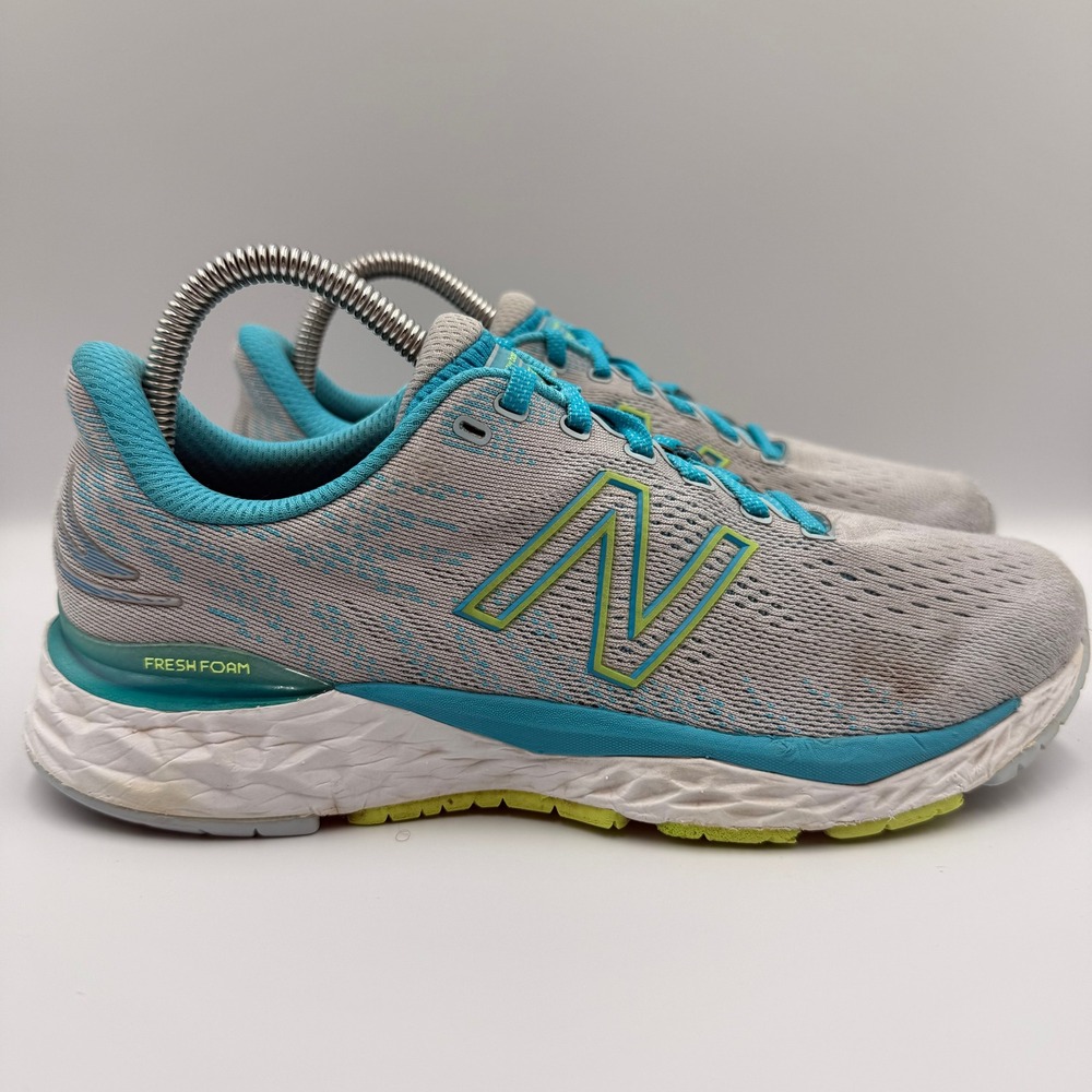 New Balance Fresh Foam 880v11 Grey Teal Women's Size 9 Running Shoes W880S11